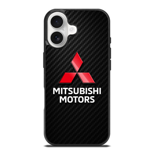 MITSUBISHI MOTORS LOGO CARBON iPhone 17 Case Cover