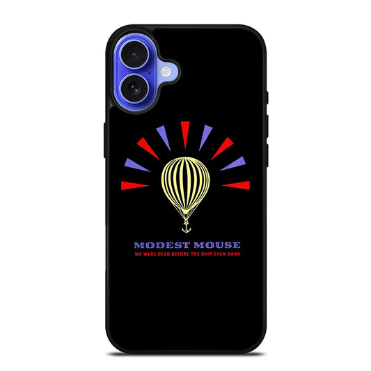 MODEST MOUSE BLACK LOGO iPhone 16 Case Cover