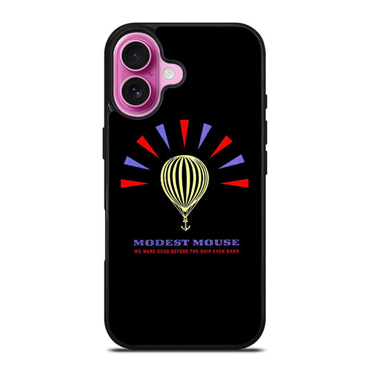 MODEST MOUSE BLACK LOGO iPhone 16 Plus Case Cover