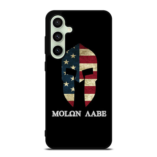 MOLON LABE AMERICAN FLAG BLACK Samsung Galaxy S24 FE Case Cover