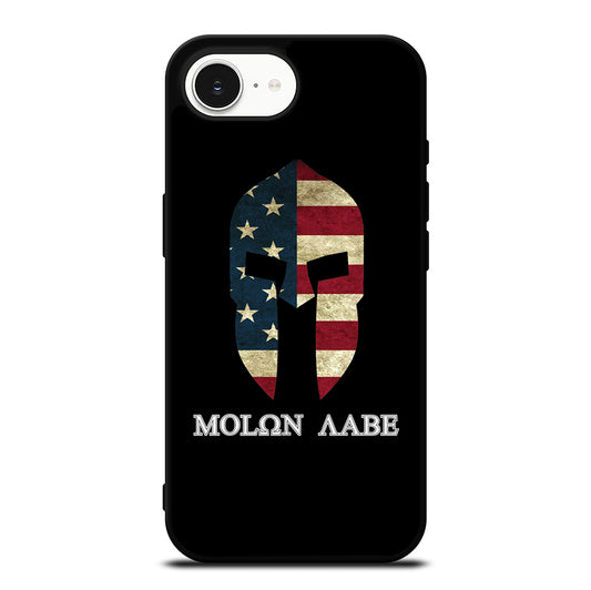 MOLON LABE AMERICAN FLAG BLACK iPhone 16e Case Cover