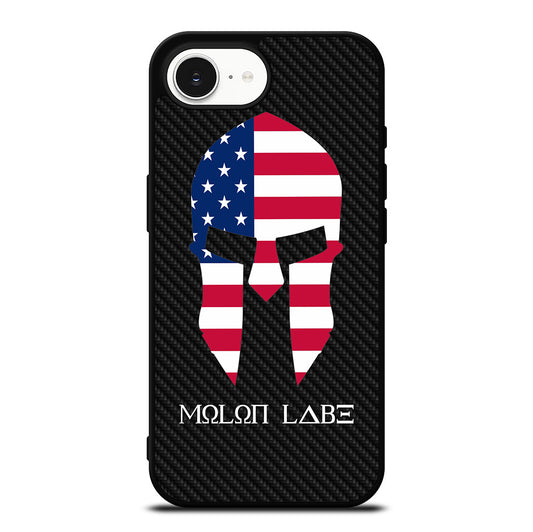 MOLON LABE AMERICAN FLAG CARBON LOGO iPhone 16e Case Cover