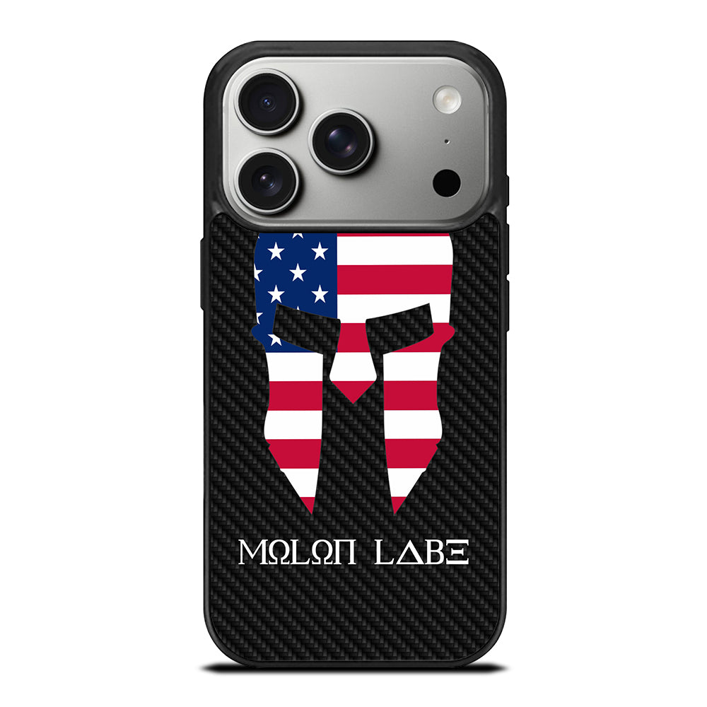 MOLON LABE AMERICAN FLAG CARBON LOGO iPhone 17 Pro Case Cover