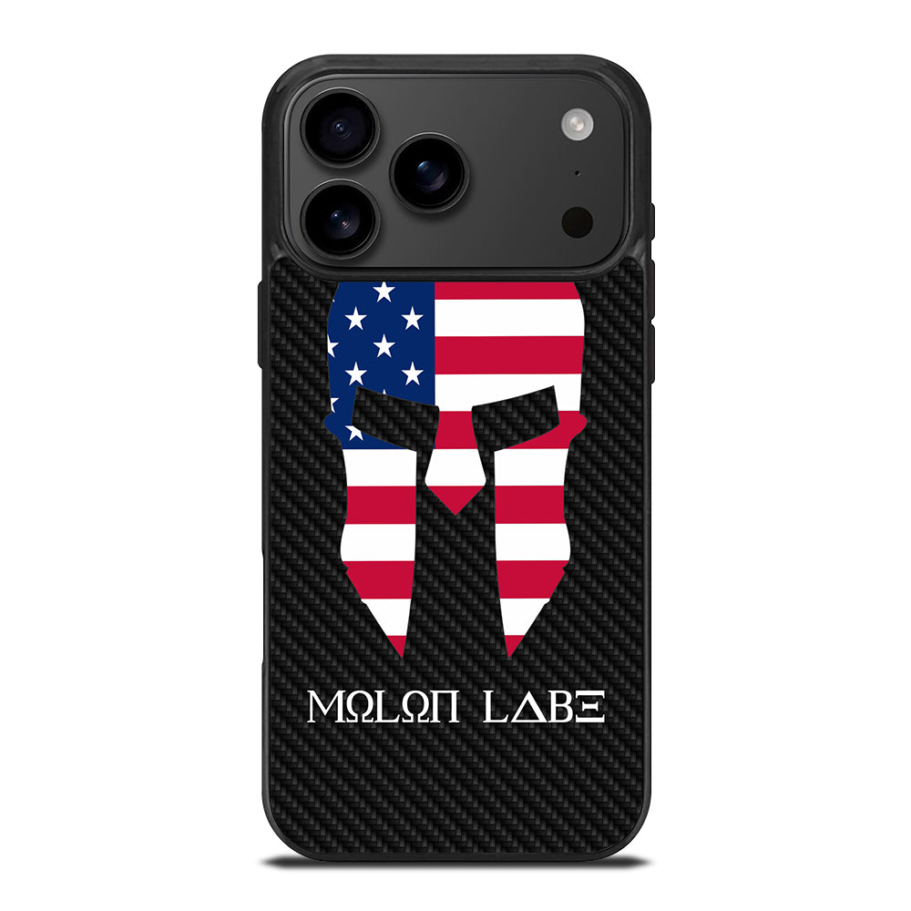 MOLON LABE AMERICAN FLAG CARBON LOGO iPhone 17 Pro Max Case Cover