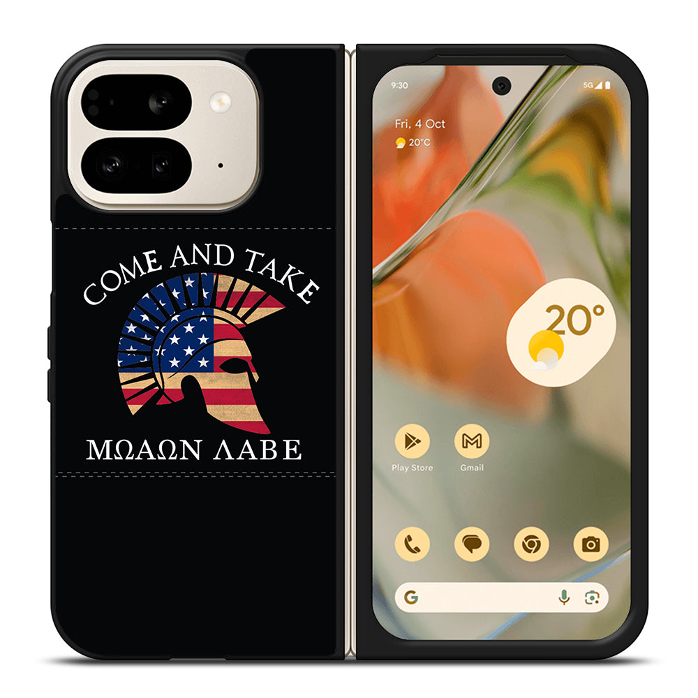 MOLON LABE AMERICAN FLAG HELMET Google Pixel 9 Pro Fold Case Cover