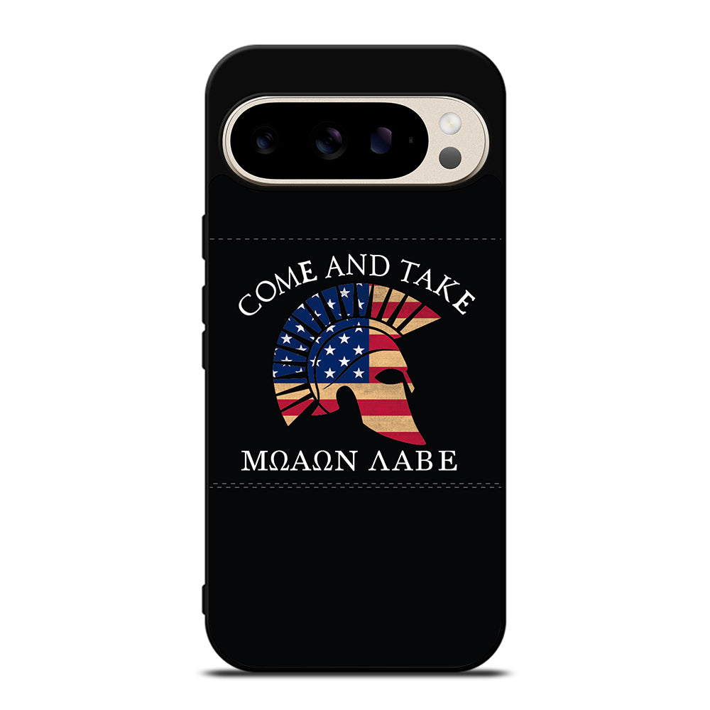 MOLON LABE AMERICAN FLAG HELMET Google Pixel 9 Pro Case Cover