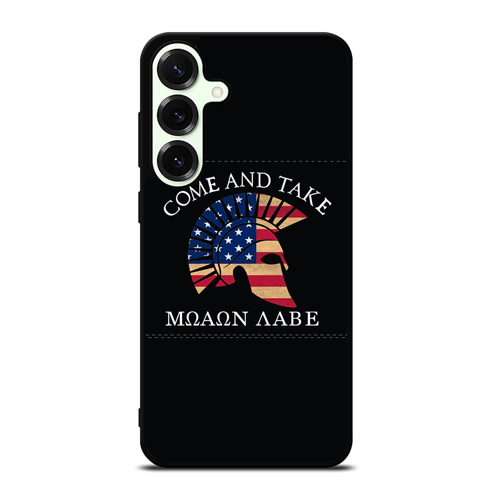MOLON LABE AMERICAN FLAG HELMET Samsung Galaxy S25 Plus Case Cover