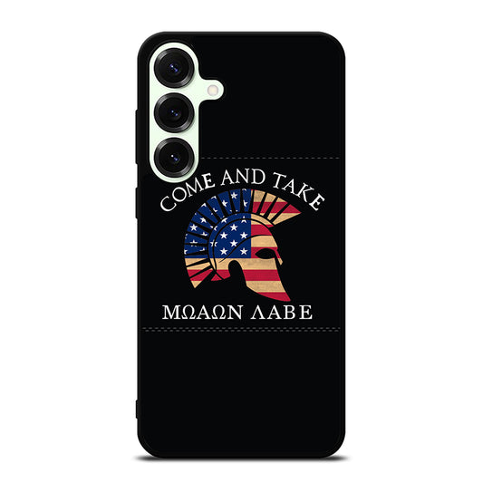MOLON LABE AMERICAN FLAG HELMET Samsung Galaxy S25 Plus Case Cover