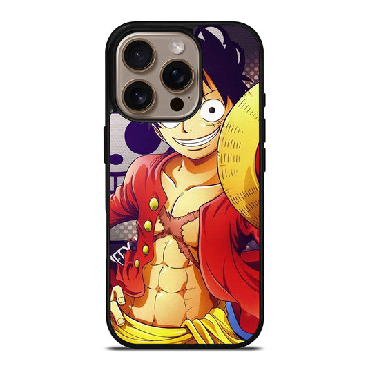 MONKEY D LUFFY ONE PIECE ANIME iPhone 16 Pro Case Cover