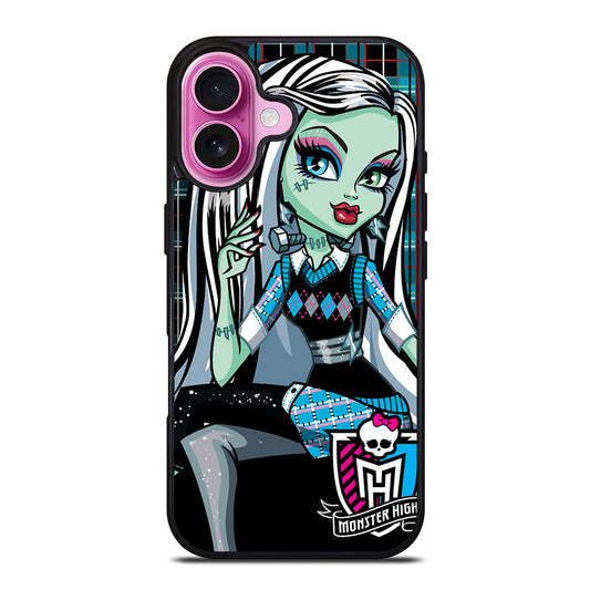 MONSTER HIGH DOLL FRANKIE STEIN CARTOON iPhone 16 Plus Case Cover