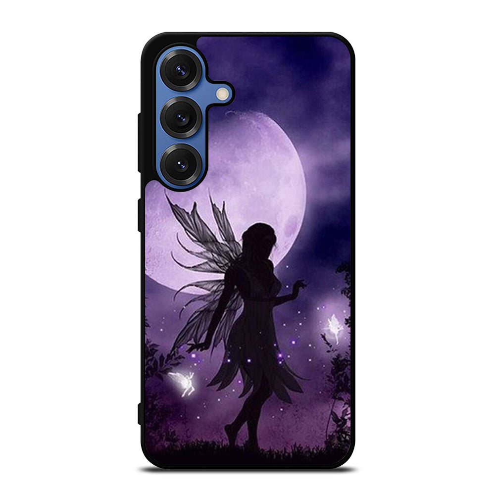 MOONLIGHT FAIRY DRAGONFLIES PURPLE MOON Samsung Galaxy S25 Case Cover