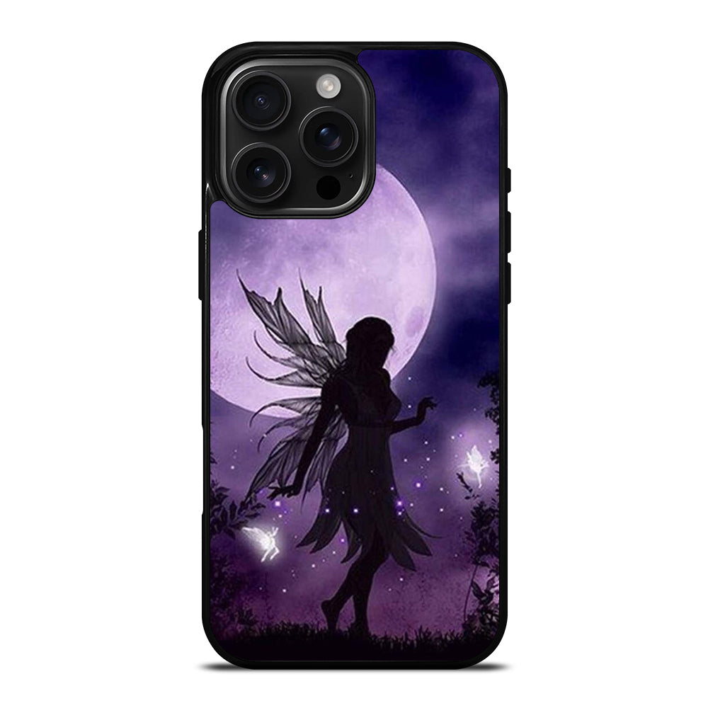 MOONLIGHT FAIRY DRAGONFLIES PURPLE MOON iPhone 16 Pro Max Case Cover