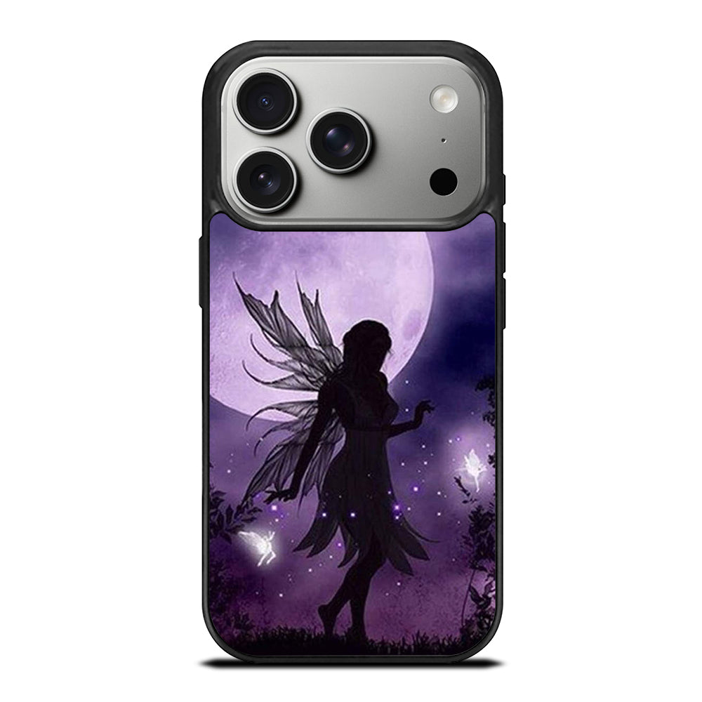 MOONLIGHT FAIRY DRAGONFLIES PURPLE MOON iPhone 17 Pro Case Cover