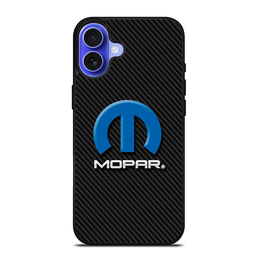 MOPAR CARBON LOGO iPhone 16 Case Cover