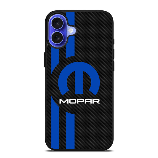 MOPAR CARBON LOGO 2 iPhone 16 Case Cover