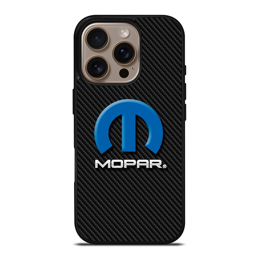 MOPAR CARBON LOGO iPhone 16 Pro Case Cover