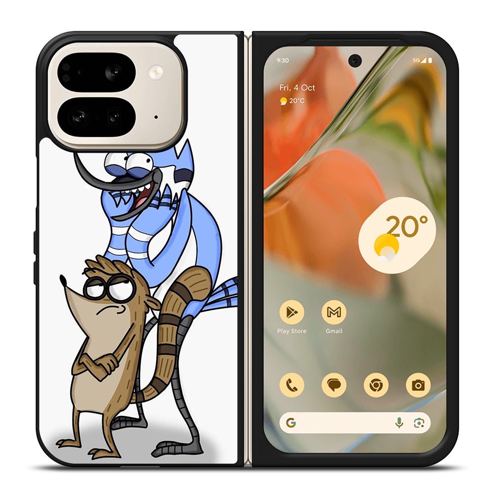 MORDECAI RIGBY CARTOON Google Pixel 9 Pro Fold Case Cover