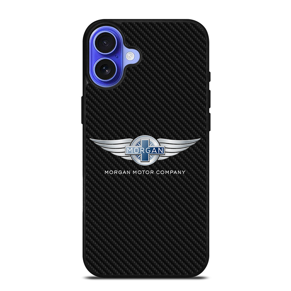 MORGAN MOTOR CARBON LOGO iPhone 16 Case Cover