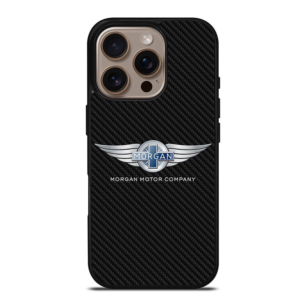 MORGAN MOTOR CARBON LOGO iPhone 16 Pro Case Cover