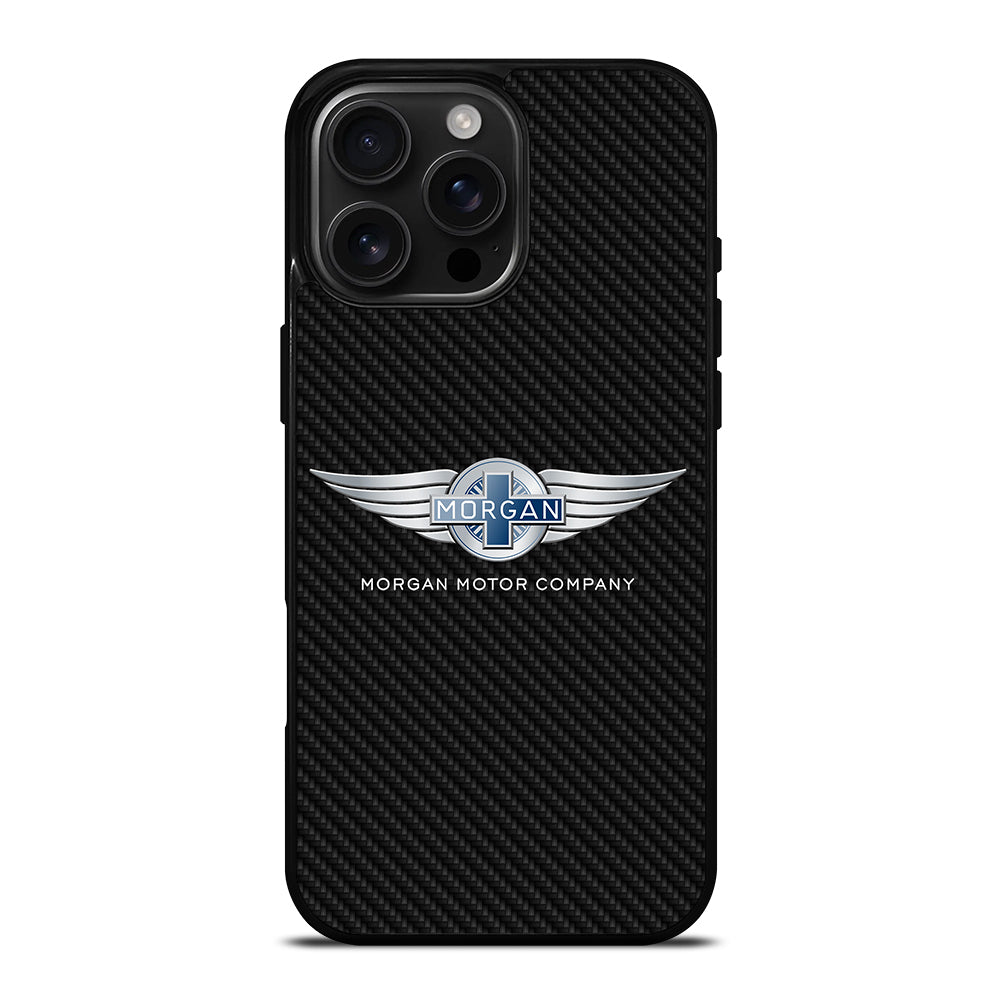 MORGAN MOTOR CARBON LOGO iPhone 16 Pro Max Case Cover