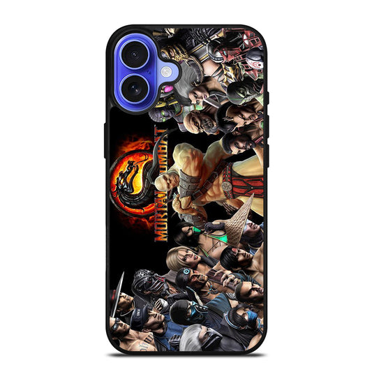 MORTAL KOMBAT ALL CHARACTER GAME iPhone 16 Case Cover