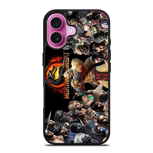 MORTAL KOMBAT ALL CHARACTER GAME iPhone 16 Plus Case Cover