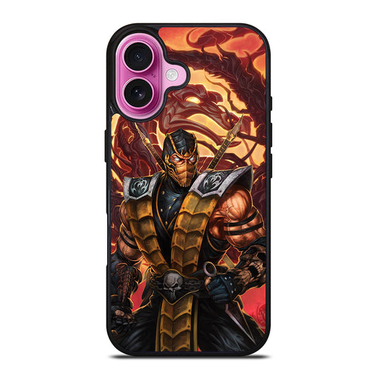 MORTAL KOMBAT SCORPIO iPhone 16 Plus Case Cover