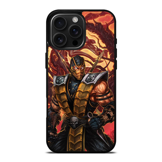 MORTAL KOMBAT SCORPIO iPhone 16 Pro Max Case Cover