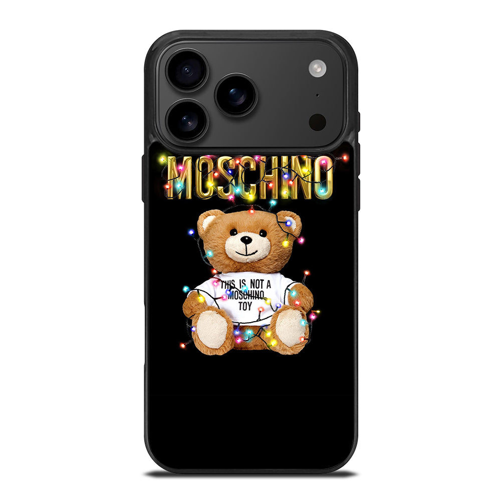 MOSCHINO TEDDY BEAR CUTE iPhone 17 Pro Max Case Cover