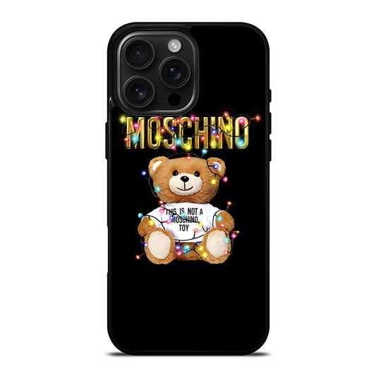 MOSCHINO TEDDY BEAR CUTE iPhone 16 Pro Max Case Cover