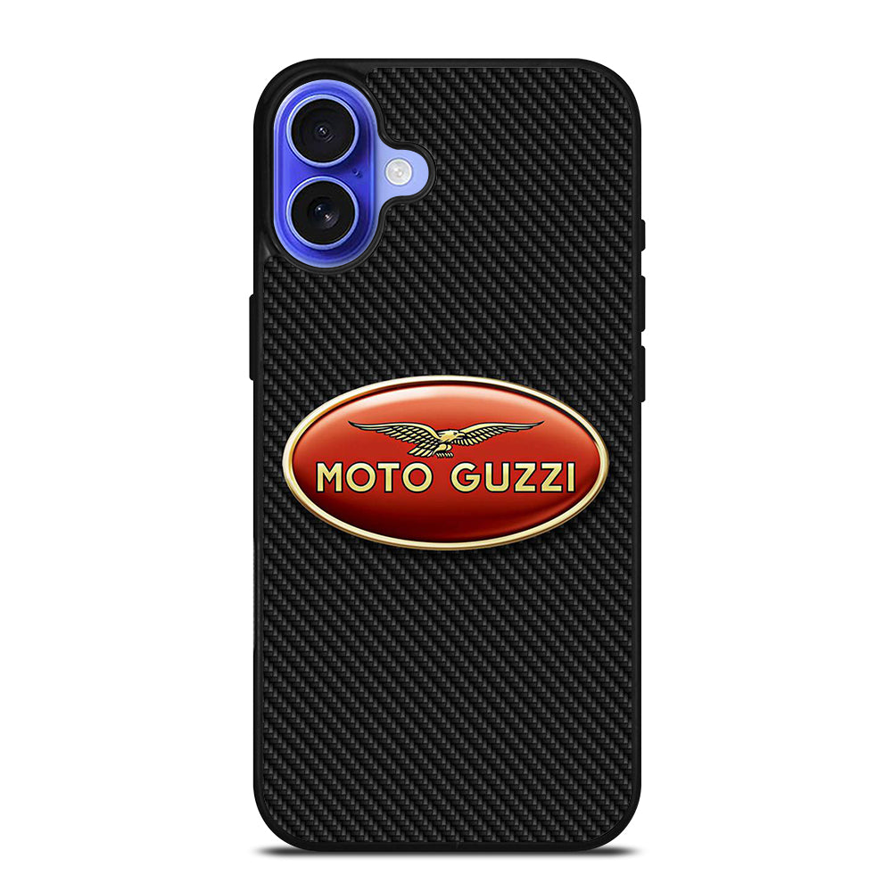 MOTO GUZZI CARBON LOGO iPhone 16 Case Cover