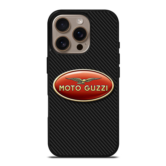 MOTO GUZZI CARBON LOGO iPhone 16 Pro Case Cover