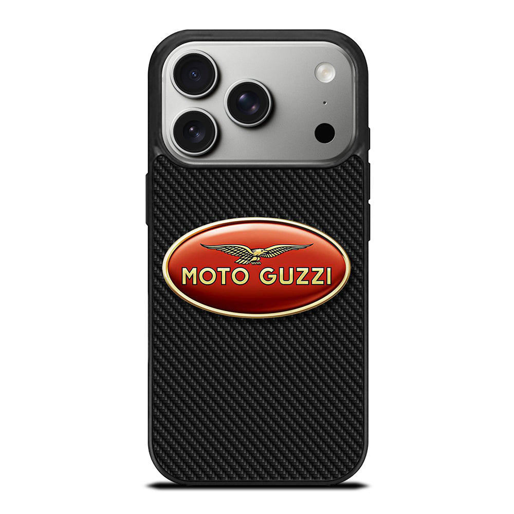 MOTO GUZZI CARBON LOGO iPhone 17 Pro Case Cover