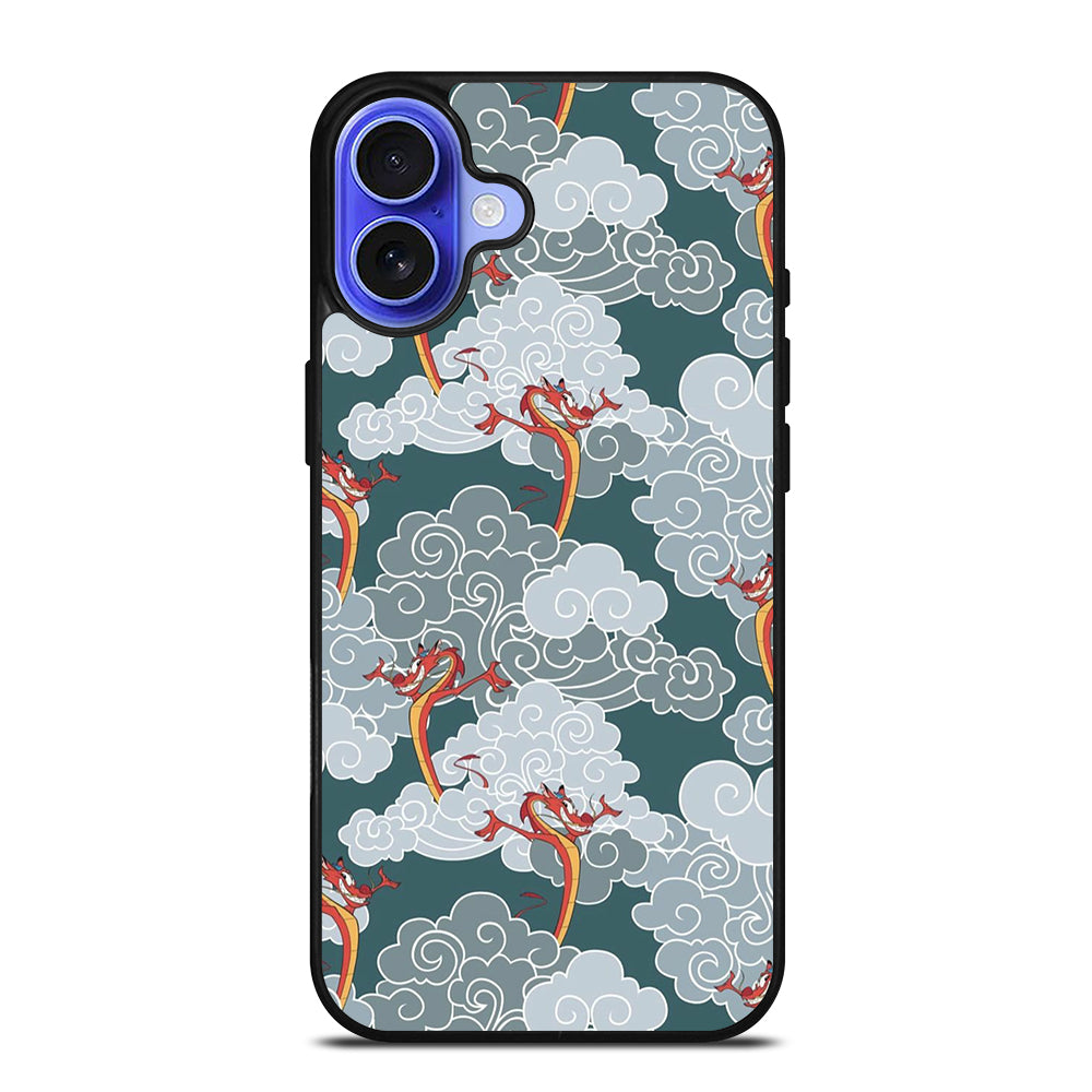 MUSHU CLOUD MULAN DISNEY iPhone 16 Case Cover