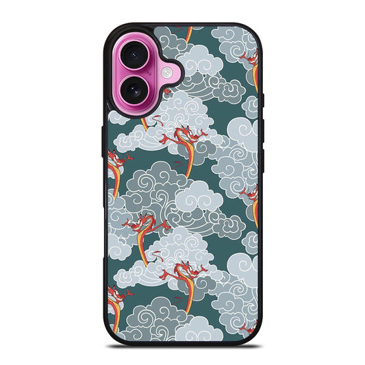 MUSHU CLOUD MULAN DISNEY iPhone 16 Plus Case Cover