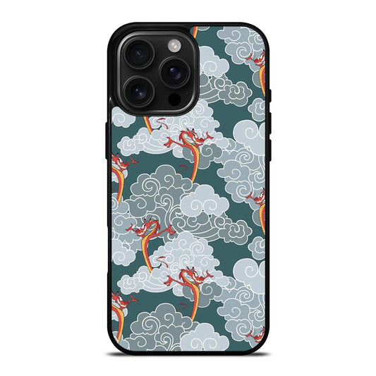 MUSHU CLOUD MULAN DISNEY iPhone 16 Pro Max Case Cover