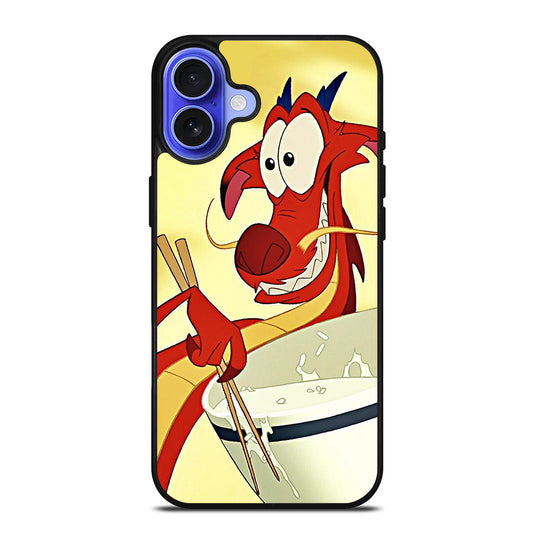 MUSHU MULAN DISNEY CARTOON 2 iPhone 16 Case Cover