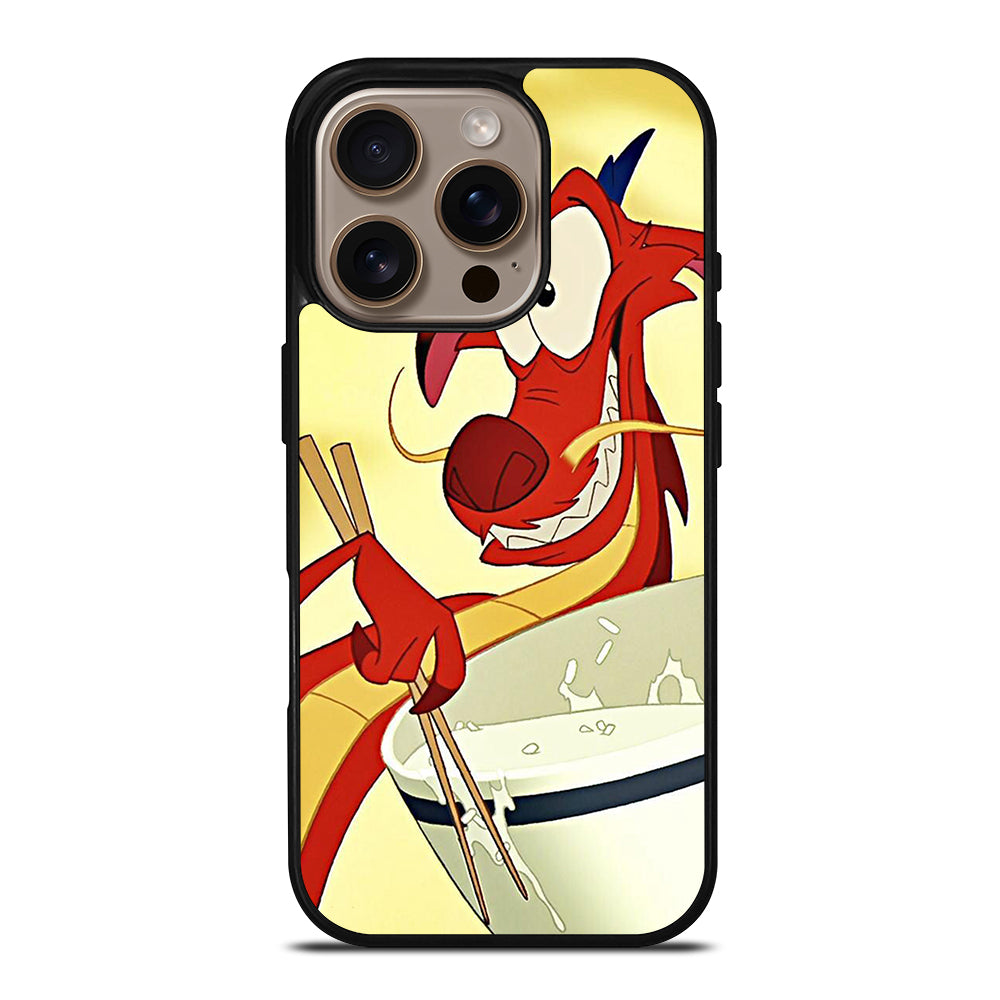 MUSHU MULAN DISNEY CARTOON 2 iPhone 16 Pro Case Cover