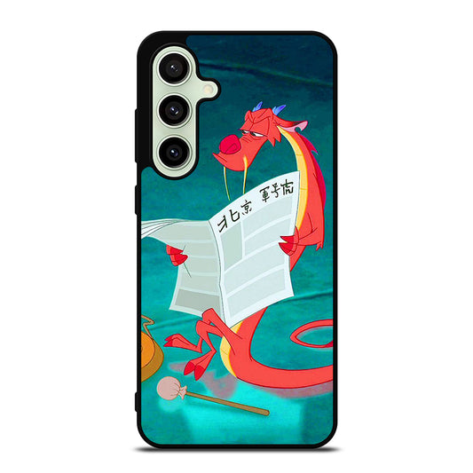 MUSHU MULAN DISNEY CARTOON Samsung Galaxy S24 FE Case Cover