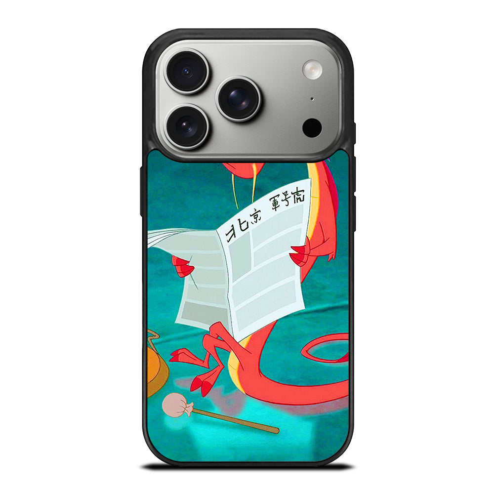 MUSHU MULAN DISNEY CARTOON iPhone 17 Pro Case Cover
