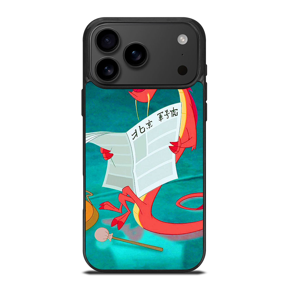 MUSHU MULAN DISNEY CARTOON iPhone 17 Pro Max Case Cover