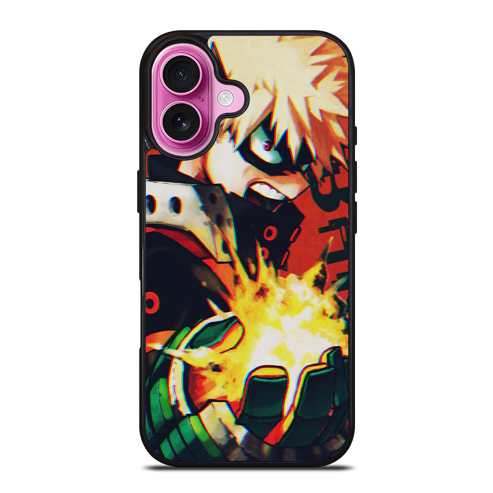 MY HERO ACADEMIA BAKUGOU KATSUKI ANIME iPhone 16 Plus Case Cover