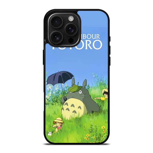 MY NEIGHBOR TOTORO CARTOON iPhone 16 Pro Max Case Cover
