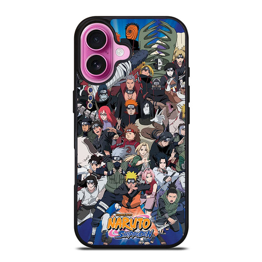 NARUTO ALL CHARACTERS 1 iPhone 16 Plus Case Cover