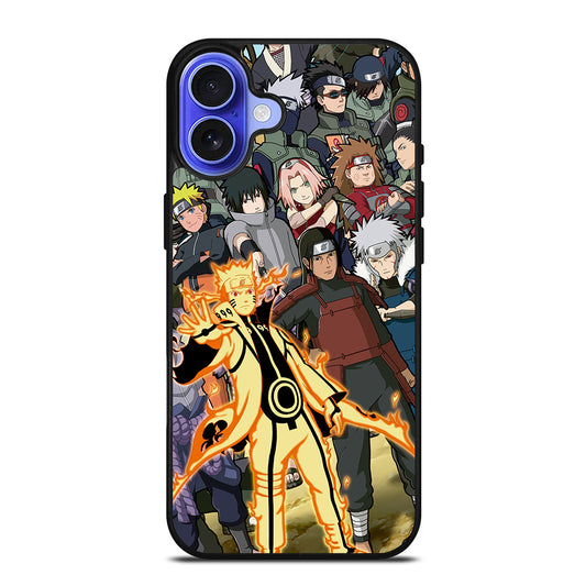 NARUTO ALL CHARACTERS 2 iPhone 16 Case Cover