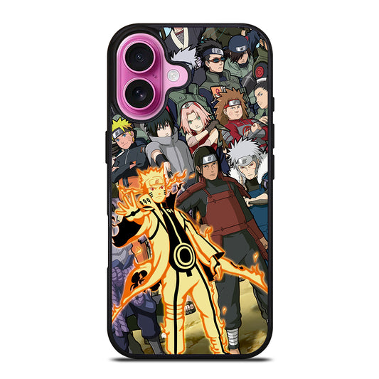 NARUTO ALL CHARACTERS 2 iPhone 16 Plus Case Cover