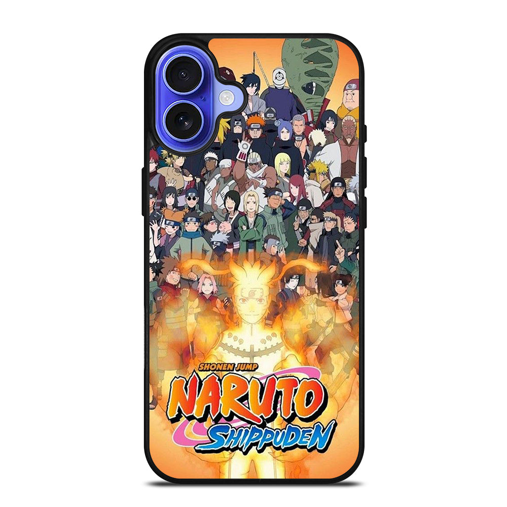 NARUTO ALL CHARACTERS 3 iPhone 16 Case Cover