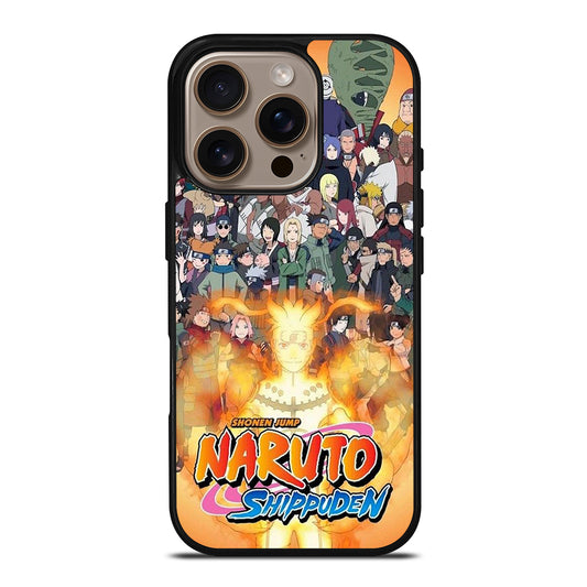 NARUTO ALL CHARACTERS 3 iPhone 16 Pro Case Cover