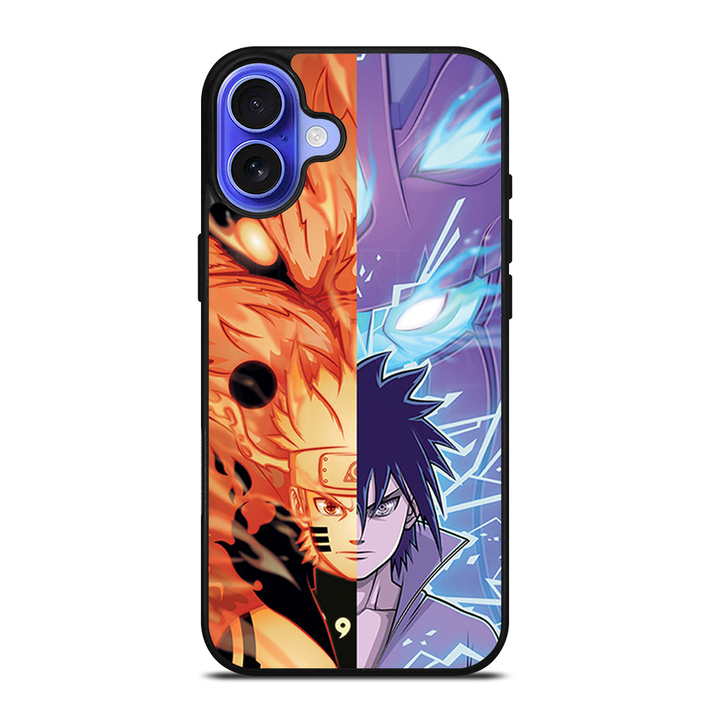 NARUTO VS SASUKE ANIME iPhone 16 Case Cover