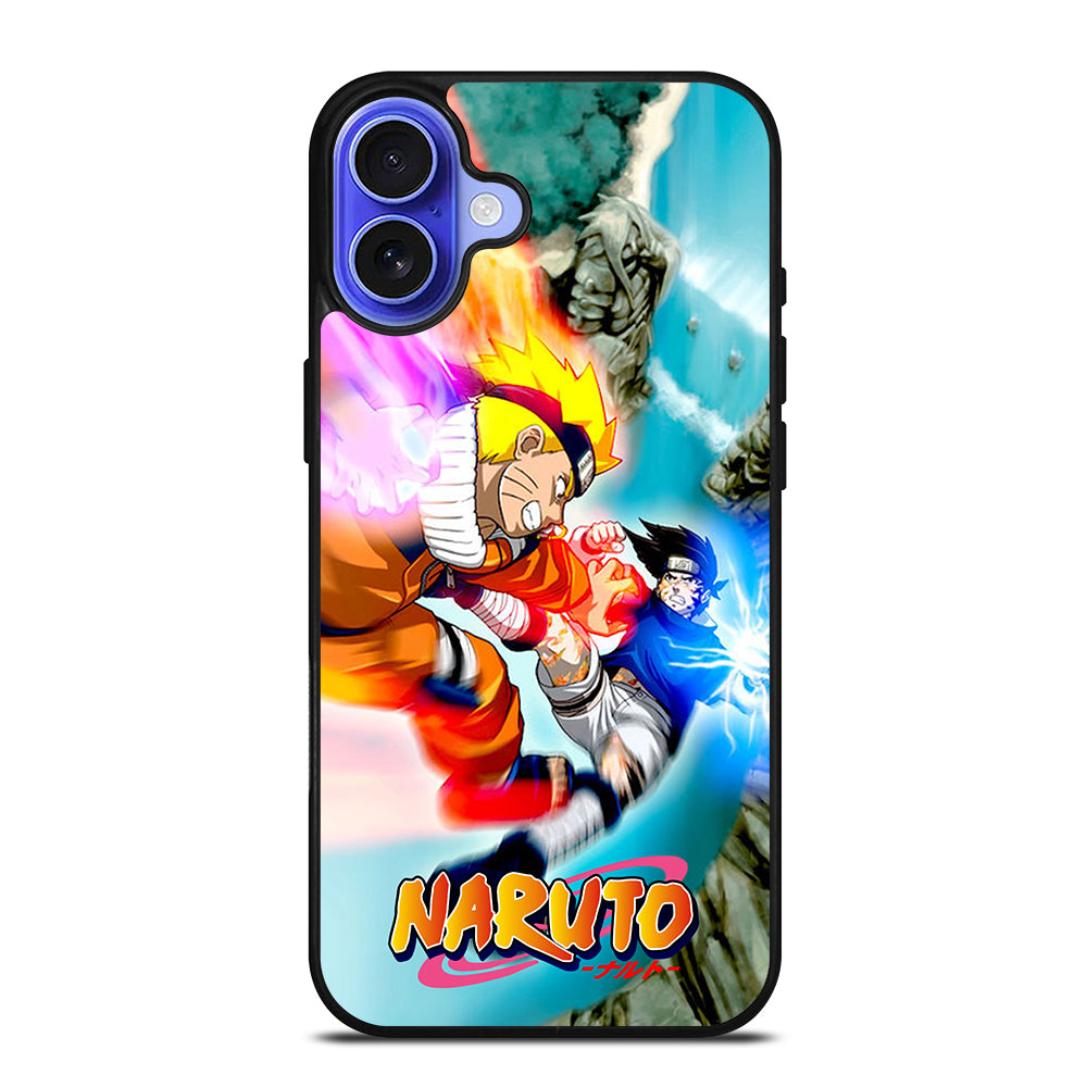 NARUTO VS SASUKE ANIME 2 iPhone 16 Case Cover